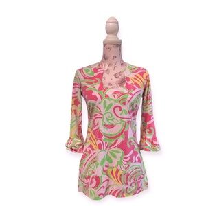 Katherine Way Printed Tunic Top
